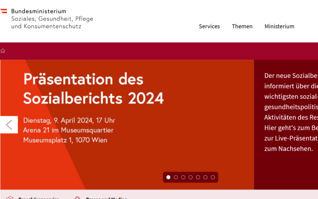 Sozialbericht 2024 am 9.4.2024 veröffentlicht