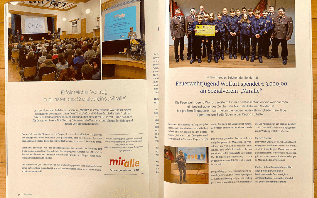 Wir sind in der „Wolfurt Info“