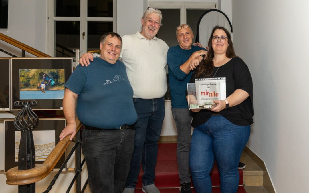 Erfolgreiche Vernissage der Naturfreunde Dornbirn – Spenden für Miralle in Vorarlberg