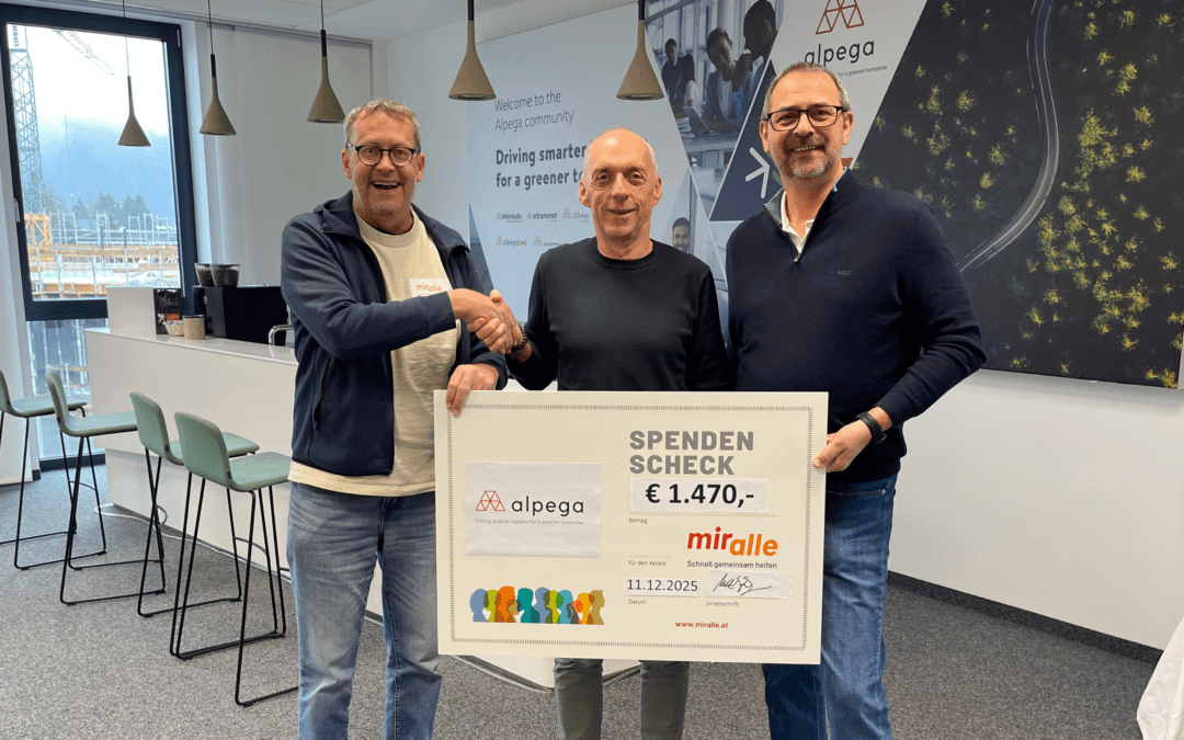 Firma Alpega spendet 1.470 € an Miralle
